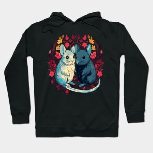 Chinchilla Couple Valentine Hoodie